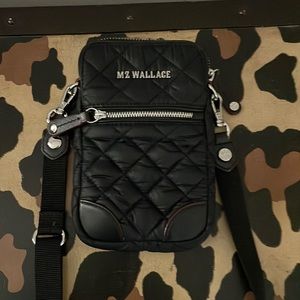 Mini quilted MZ Wallace cross body black